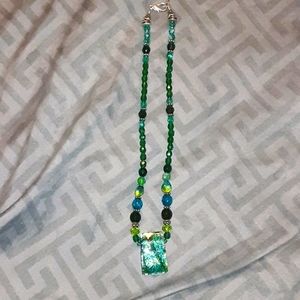 Acrylic Beaded Necklace 18inches